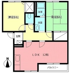 ビューラー上星弐番館の物件間取画像